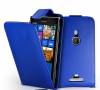 Nokia Lumia 925 Leather Flip Case Blue OEM